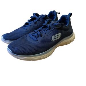Skechers Flex-Lite Sneakers Women's Size‎ 8 Navy Blue Walking Shoes Comfort